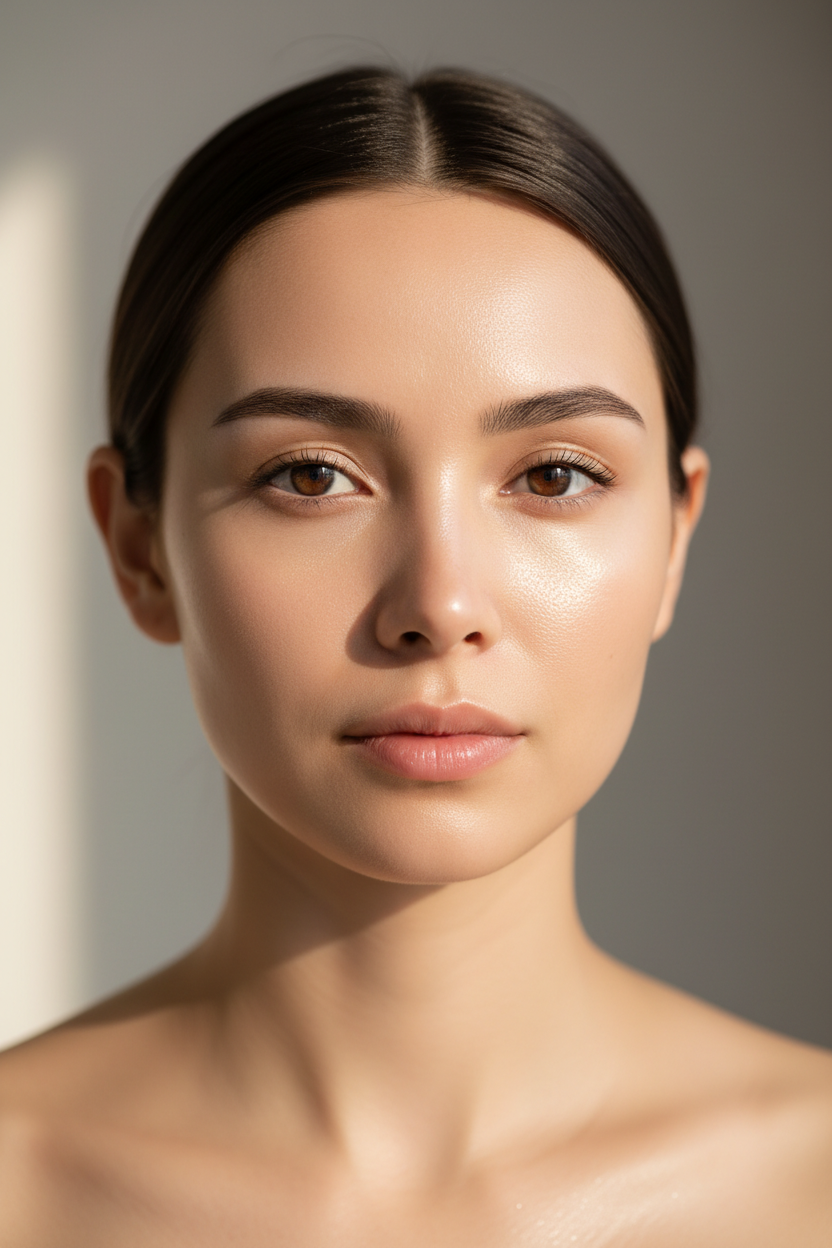 After - Same woman, after skincare